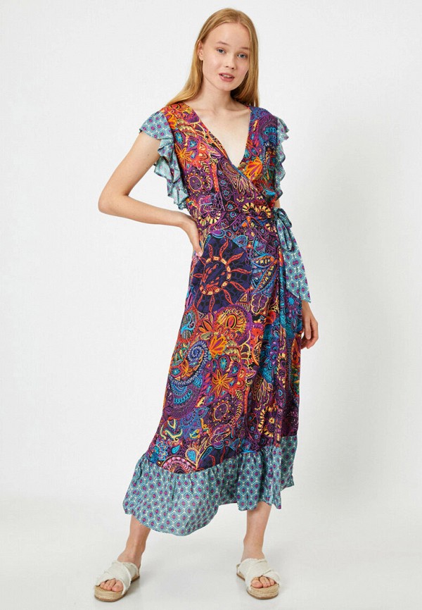 женское повседневные платье koton, разноцветное