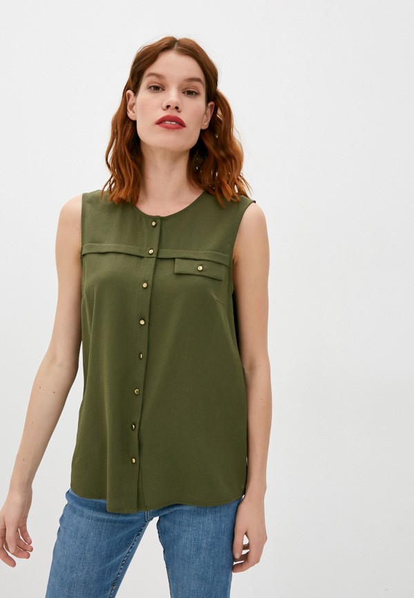 женская блузка koton, зеленая