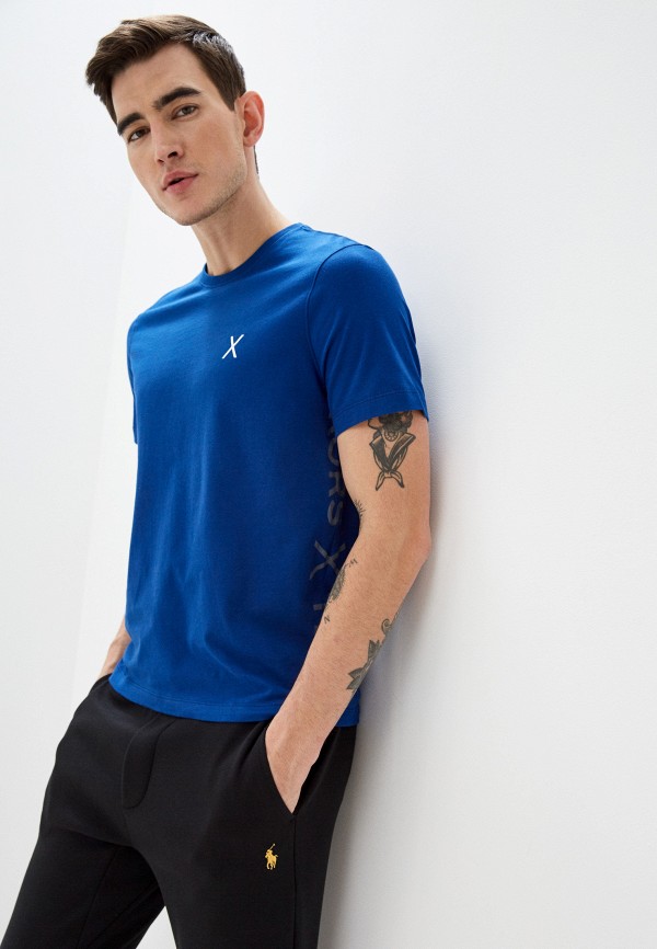 мужская футболка kors x tech, синяя