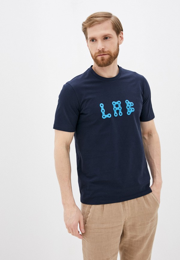 мужская футболка lab. pal zileri, синяя