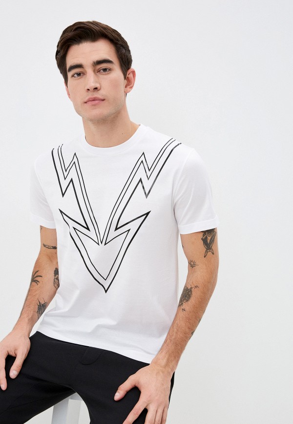 мужская футболка les hommes urban, белая