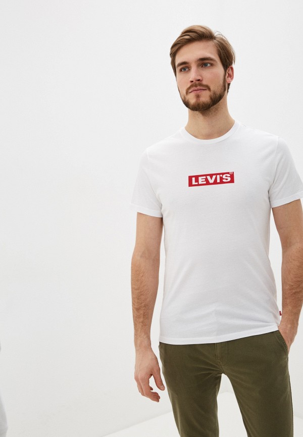 мужская футболка с коротким рукавом levi’s®, белая
