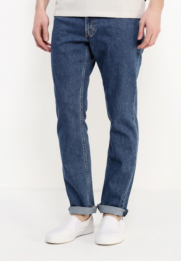 мужские прямые джинсы lee, синие