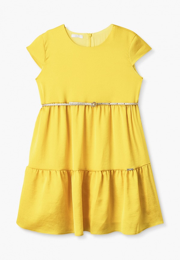 повседневные платье liu jo junior для девочки, желтое