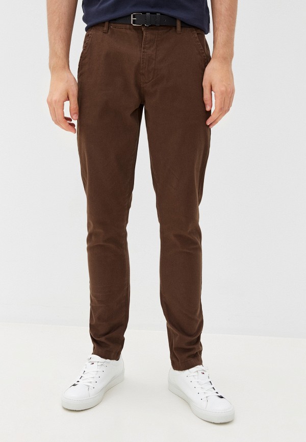 мужские повседневные брюки lindbergh, коричневые