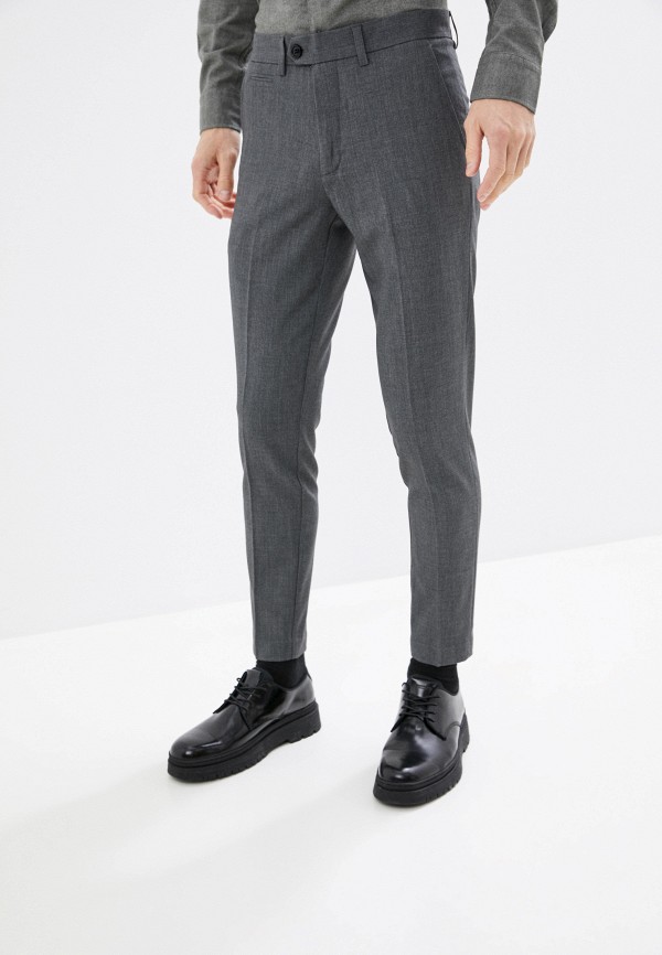 мужские классические брюки lindbergh, серые