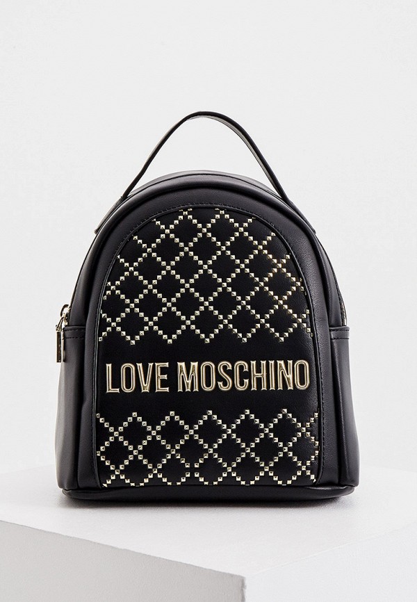 женский рюкзак love moschino, черный