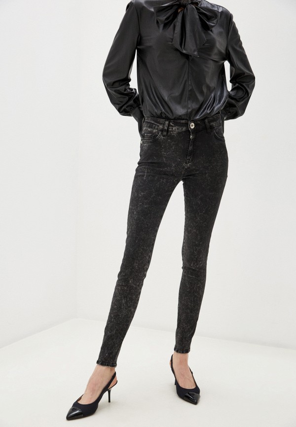 женские джинсы love moschino, черные