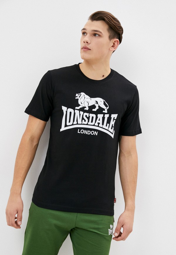 мужская спортивные футболка lonsdale, черная