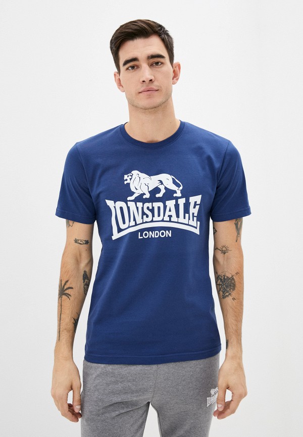 мужская спортивные футболка lonsdale, синяя