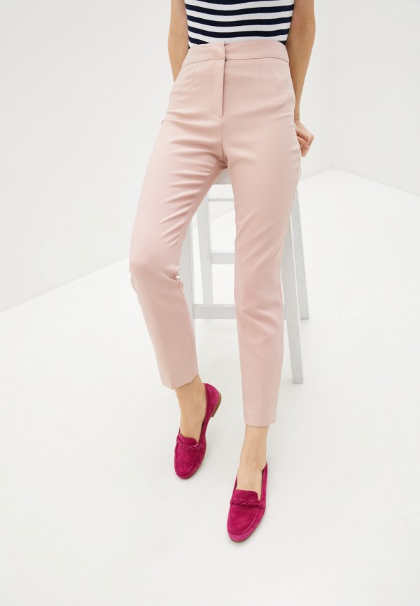 женские повседневные брюки lusio, розовые