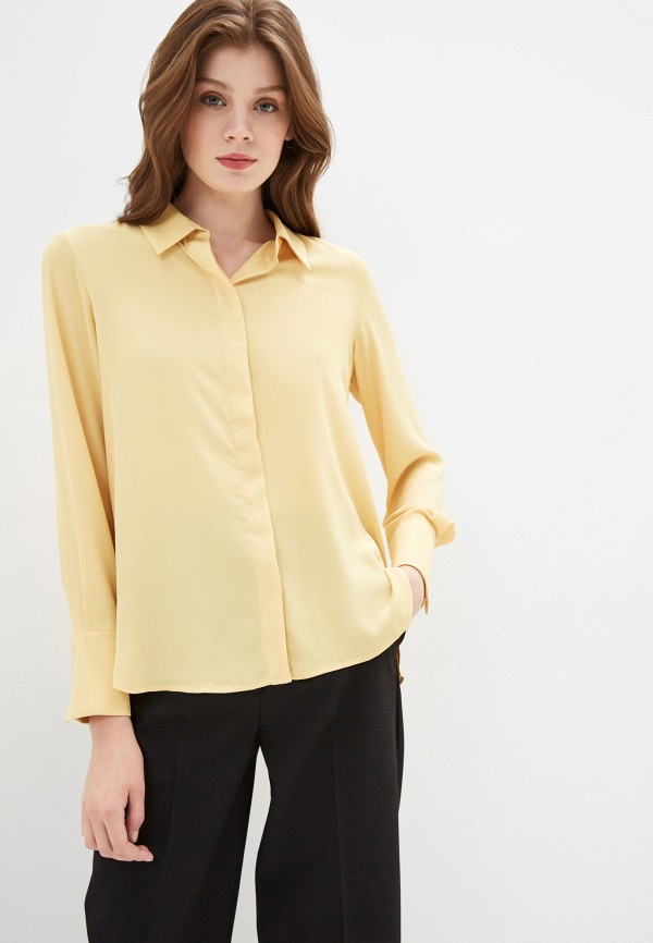женская блузка mango, желтая