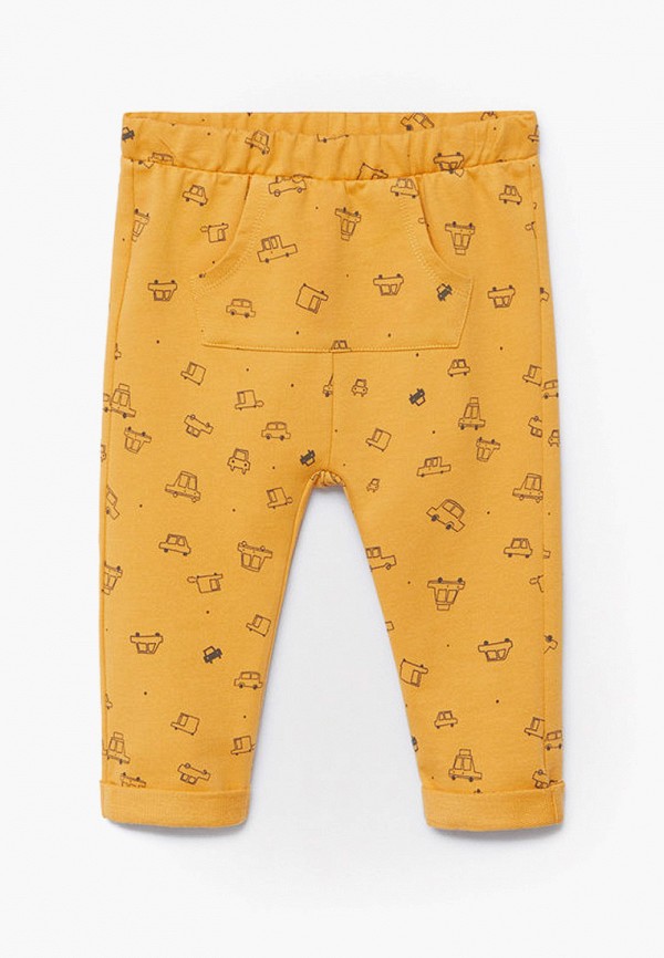 брюки mango kids для мальчика, желтые