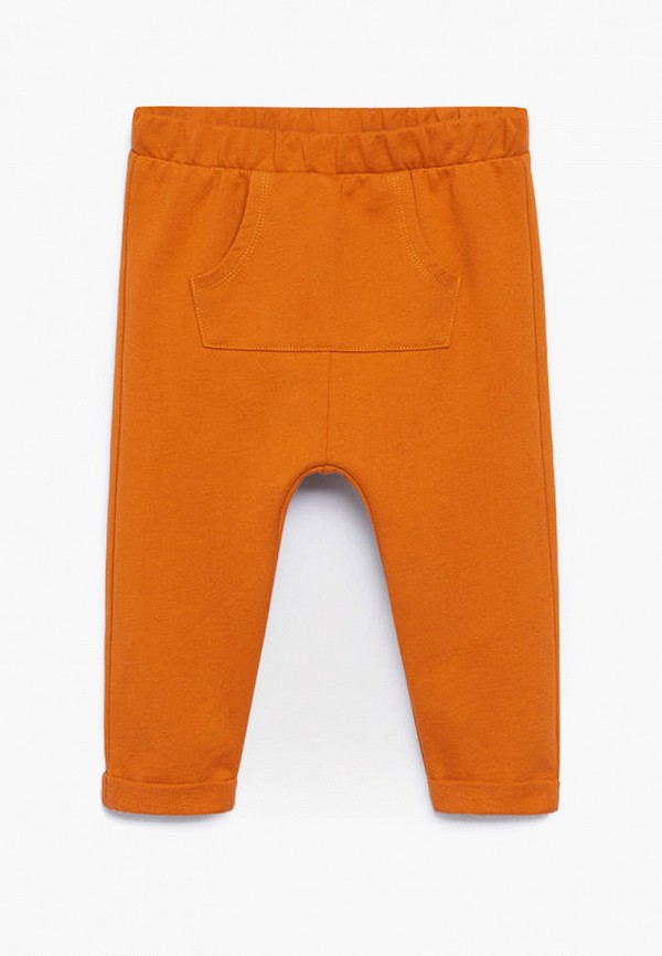 брюки mango kids для мальчика, оранжевые