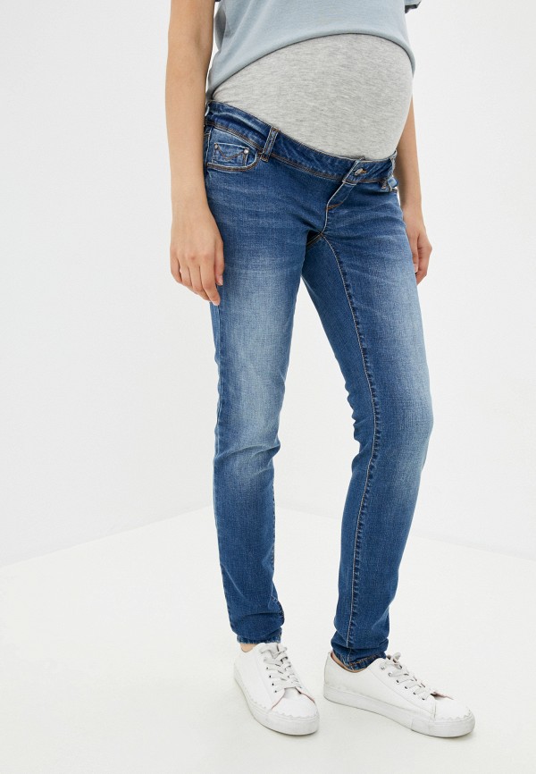 женские джинсы mamalicious, синие