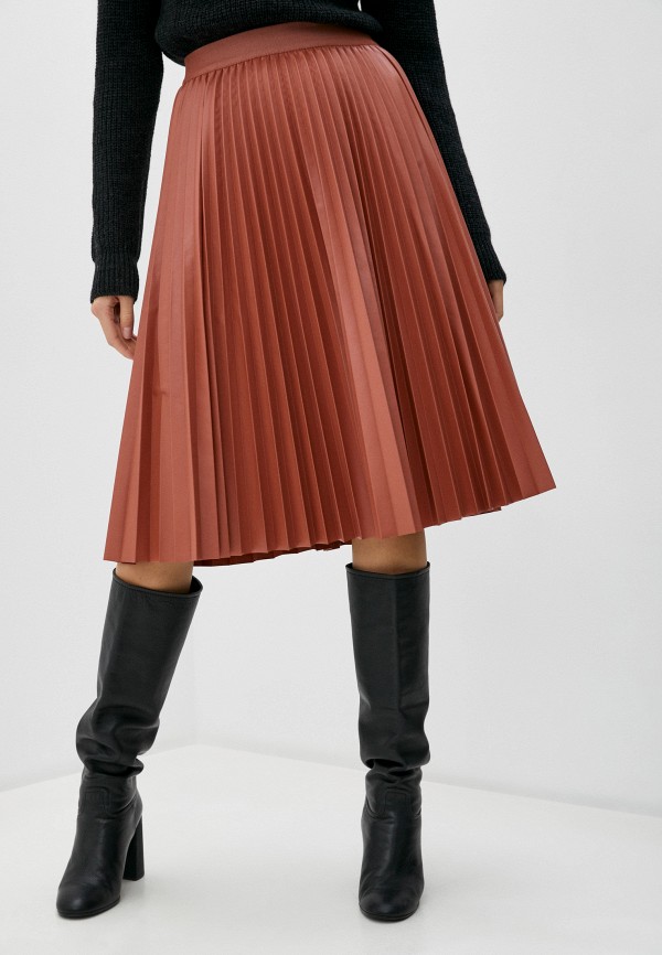 женская юбка max&co, коричневая