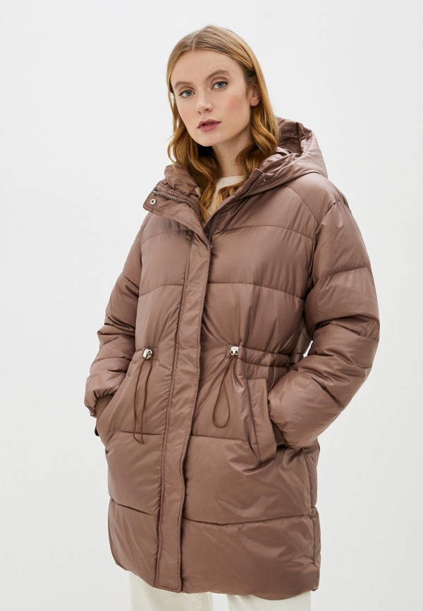 женская куртка marcella, коричневая