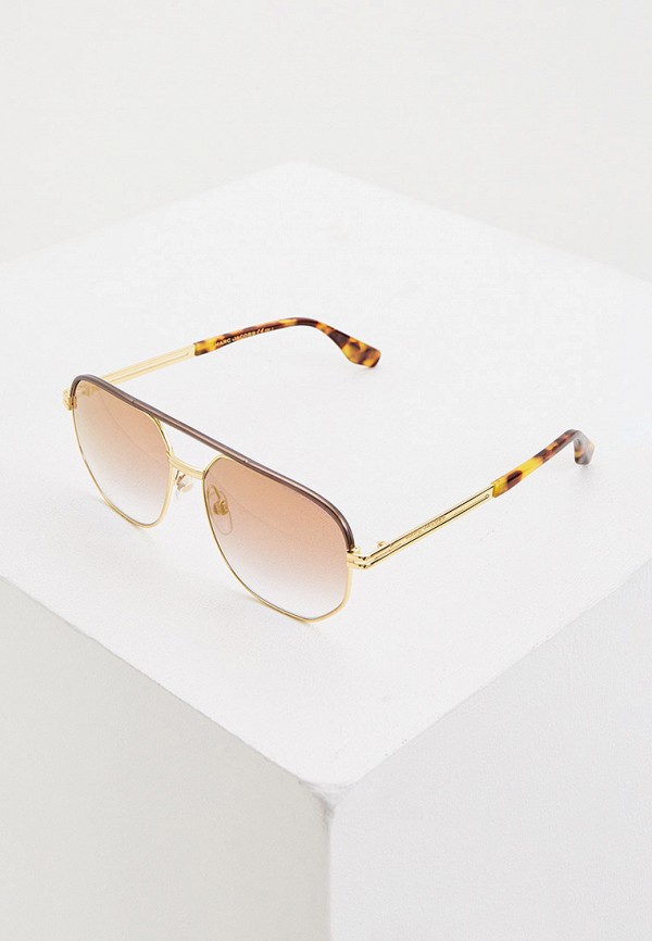 мужские солнцезащитные очки marc jacobs, золотые