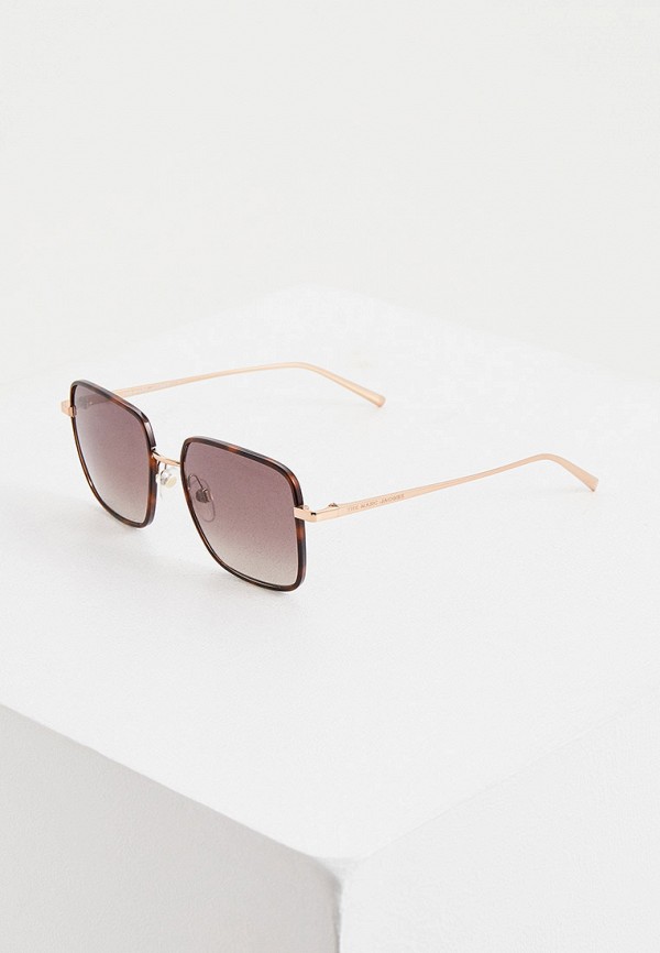женские солнцезащитные очки marc jacobs, коричневые