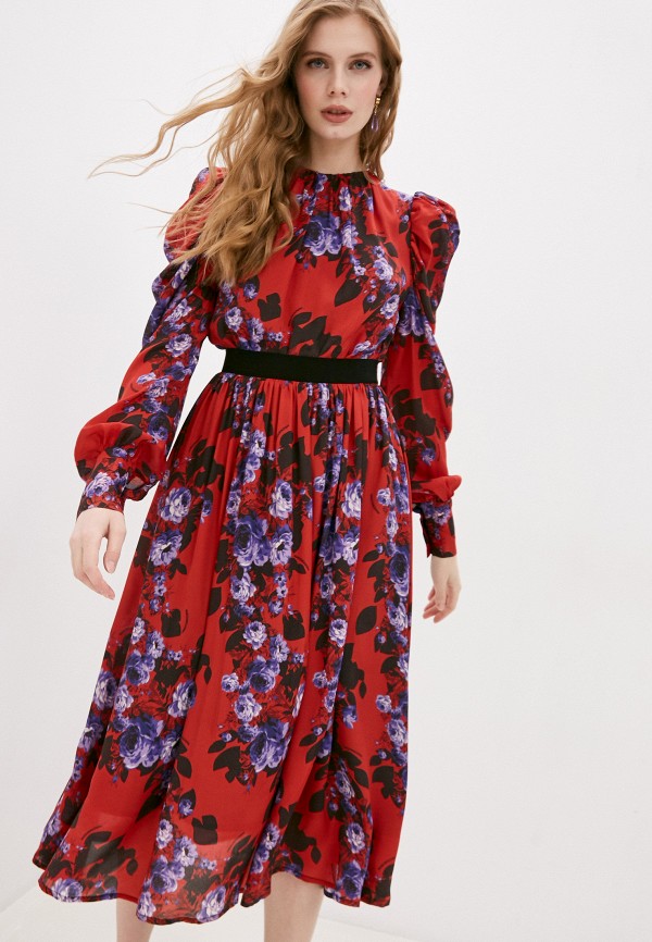 женское повседневные платье marco bologna, красное