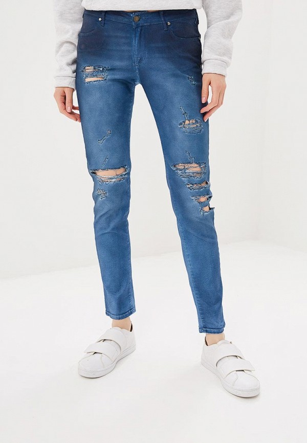 женские джинсы met, синие