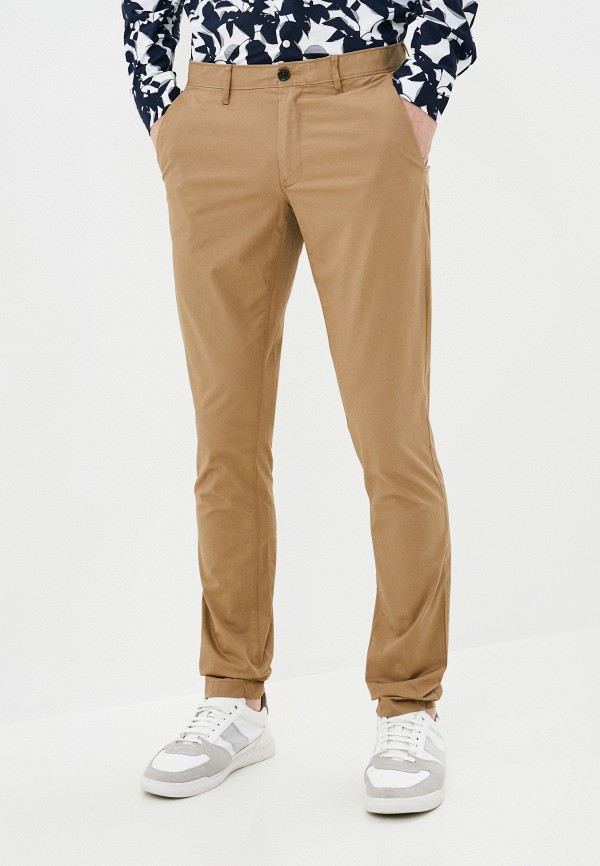 мужские повседневные брюки michael kors, коричневые