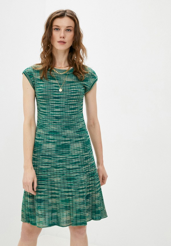 женское повседневные платье missoni, зеленое