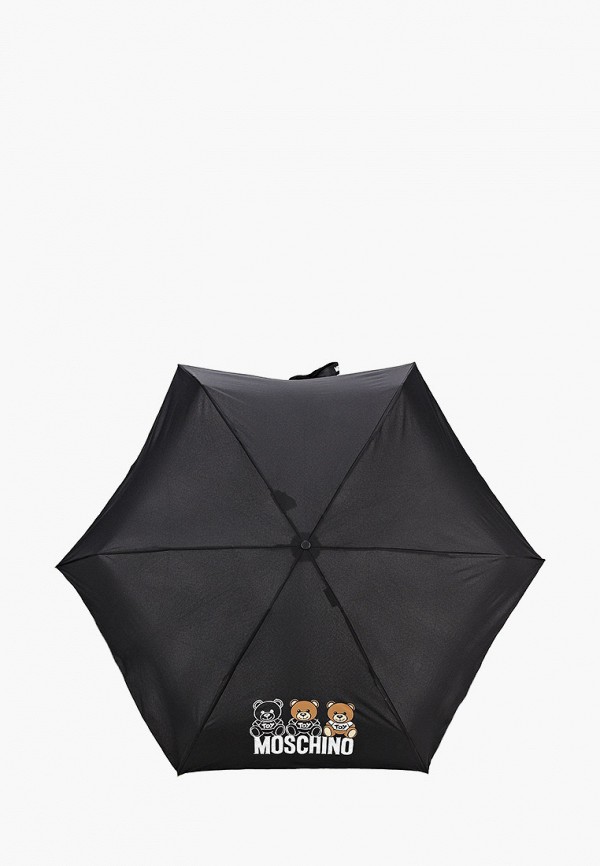 женский зонт moschino, черный