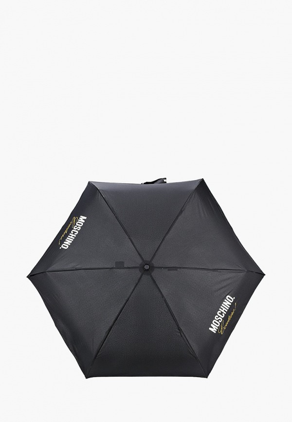 женский зонт moschino, черный