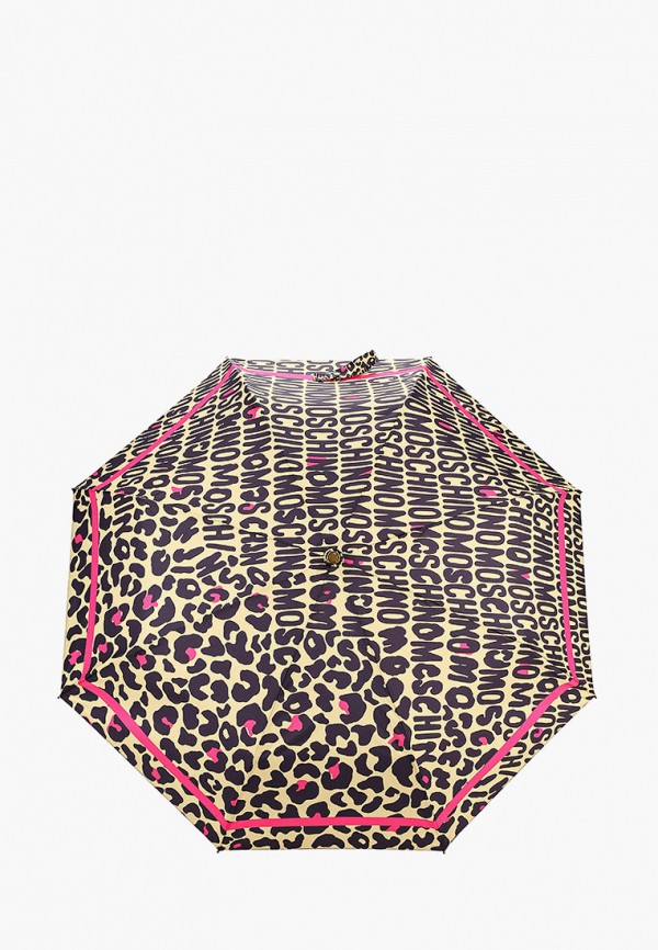 женский зонт moschino, бежевый