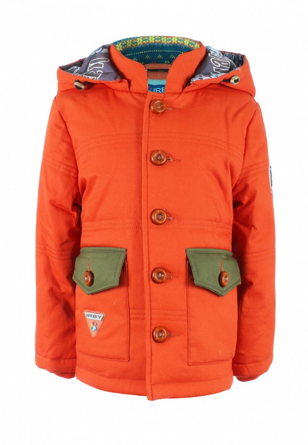 куртка irby style для мальчика, оранжевая