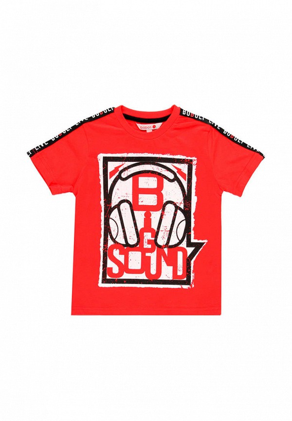 футболка с коротким рукавом boboli для мальчика, красная