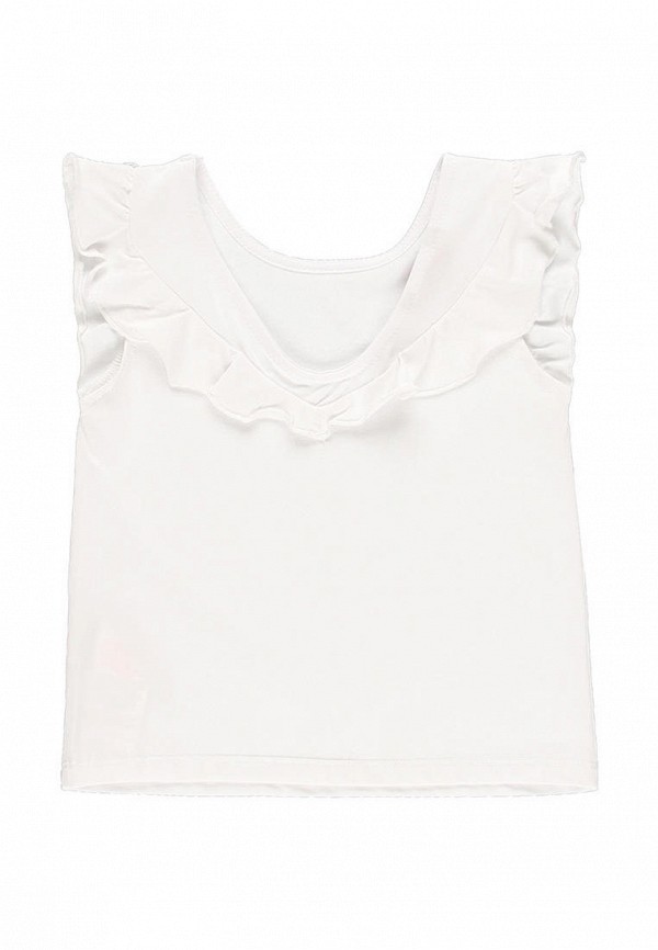 футболка с коротким рукавом boboli для девочки, белая