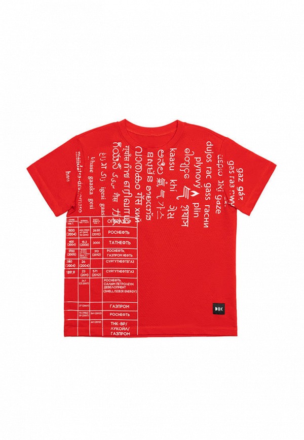 футболка с коротким рукавом dnk code для девочки, красная