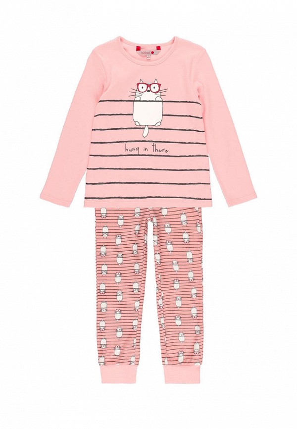 пижама boboli для девочки, розовая