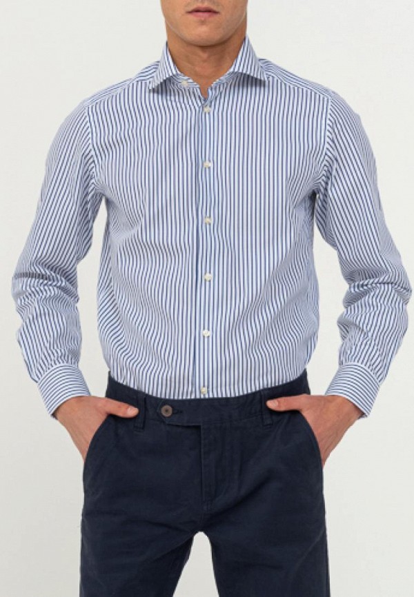 мужская рубашка с длинным рукавом camicissima, синяя