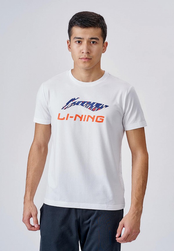мужская спортивные футболка li-ning, белая