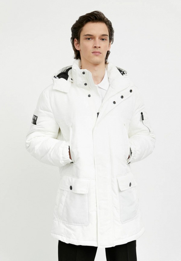 мужская куртка finn flare, белая