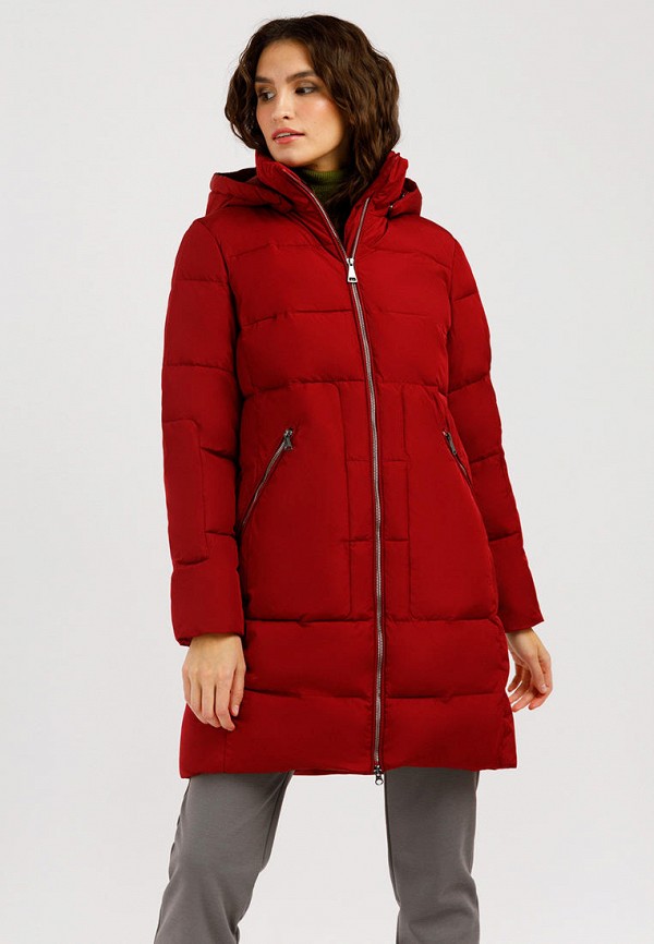 женская куртка finn flare, красная