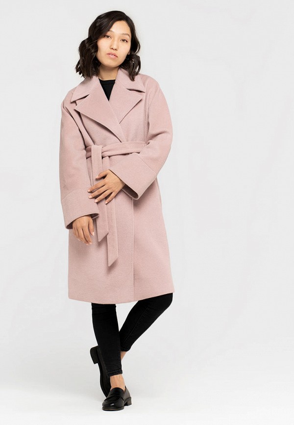 женское пальто zimart, розовое