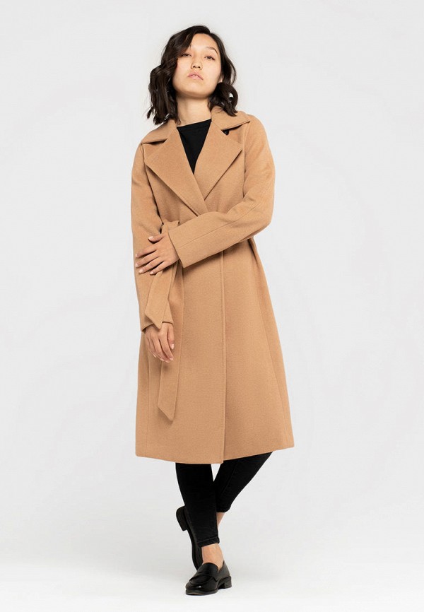 женское пальто zimart, коричневое