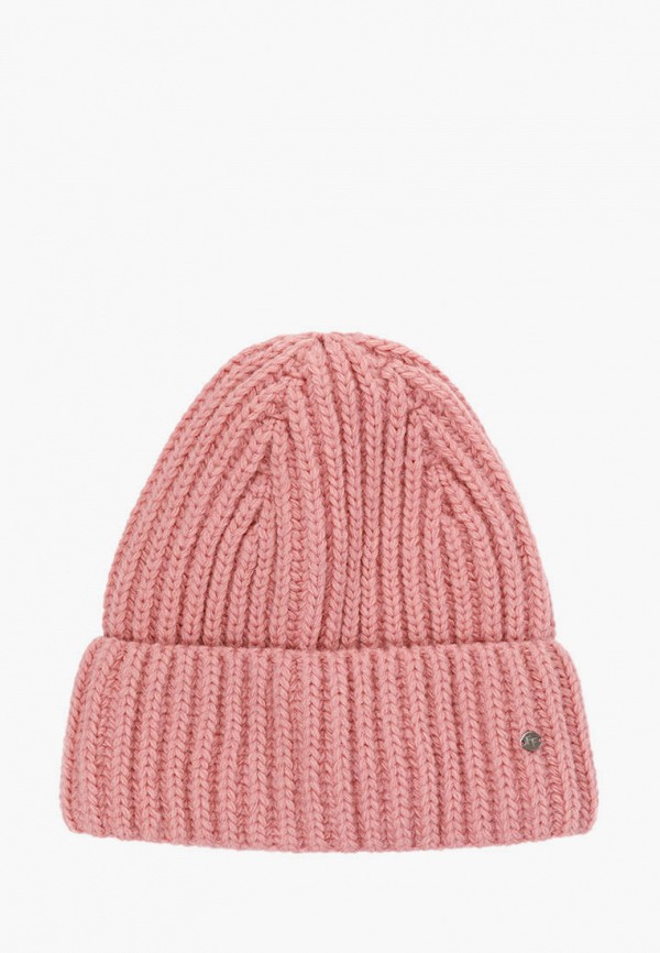 женская шапка finn flare, розовая