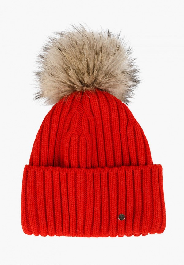 женская шапка finn flare, красная