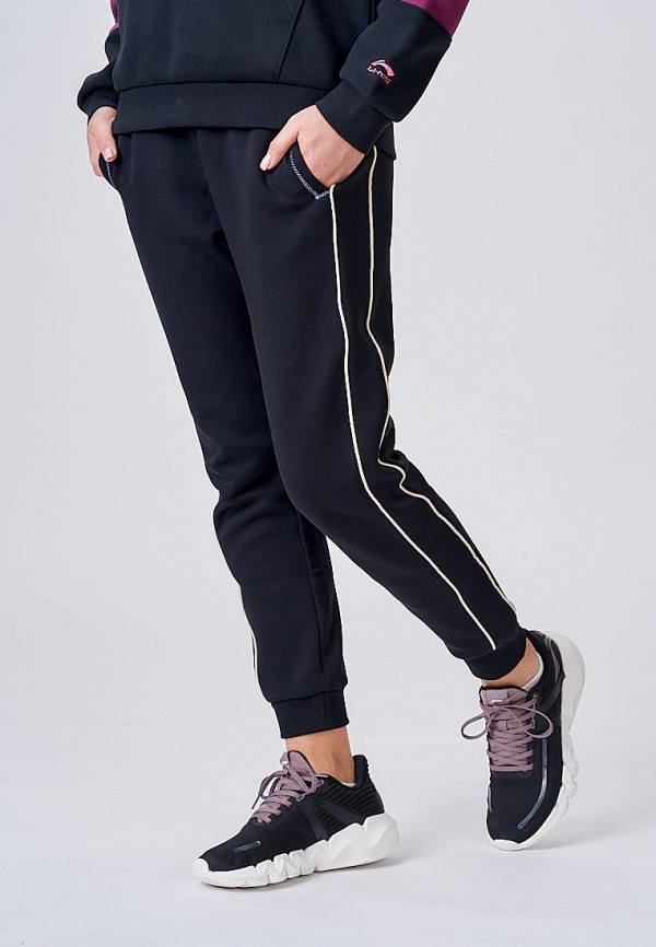 женские спортивные брюки li-ning, черные