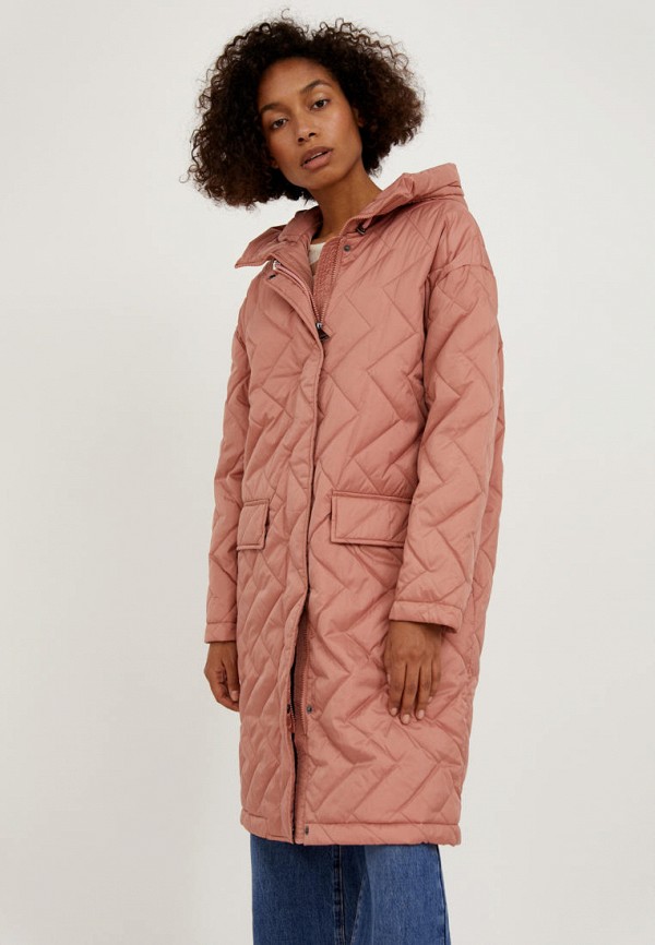 женская куртка finn flare, розовая