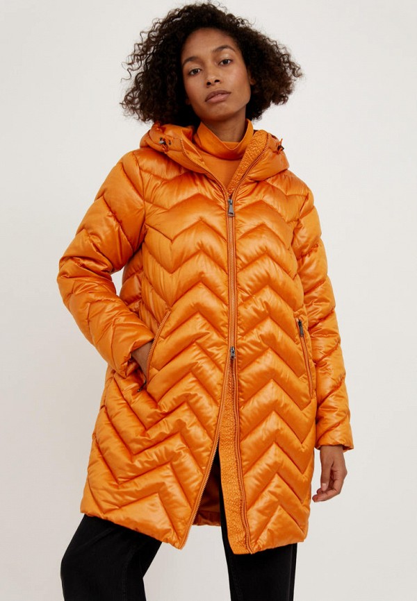 женская куртка finn flare, оранжевая