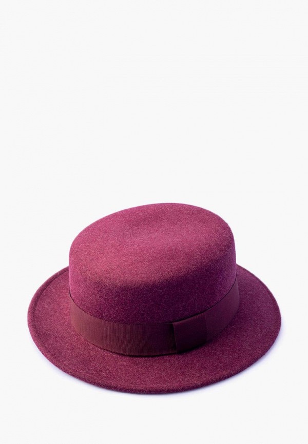 женская шляпа elegant, бордовая