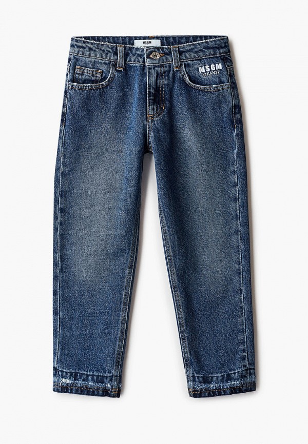 джинсы msgm для девочки, синие