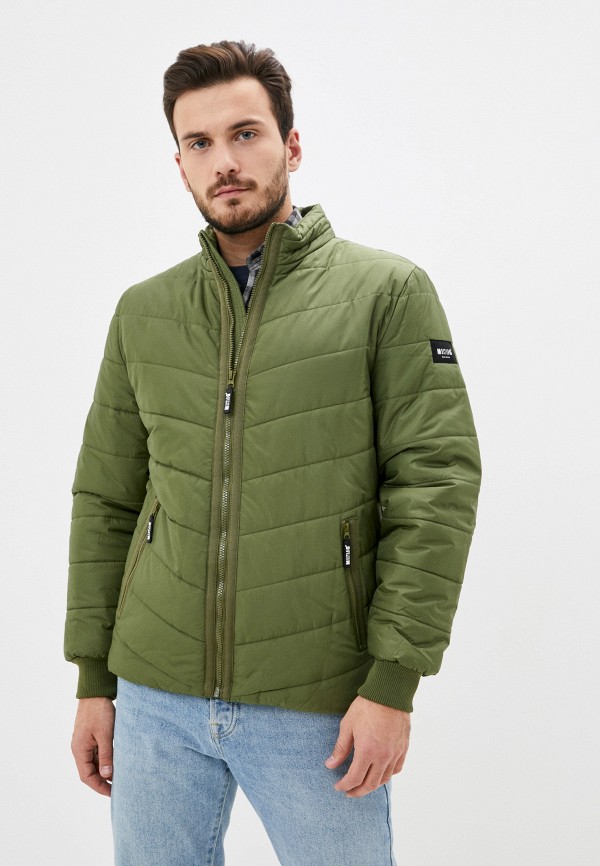 мужская куртка mustang, зеленая