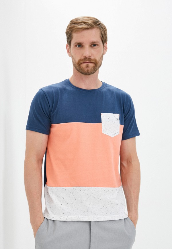 мужская футболка с коротким рукавом mz72, разноцветная